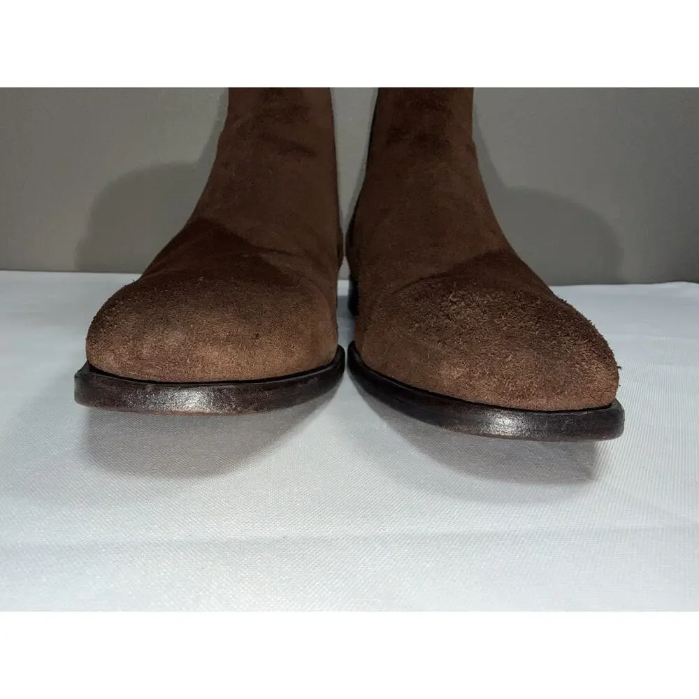 Paul Smith Gerald Size 42 US 9 Brown Suede Chelsea Boots Ankle Pull Tab
